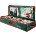 Zober Underbed Gift Wrap Organizer, Interior Pockets, Fits 18-24 Standard Rolls, Underbed Storage, Wrapping Paper Storage Box and Holiday Accessories, 40